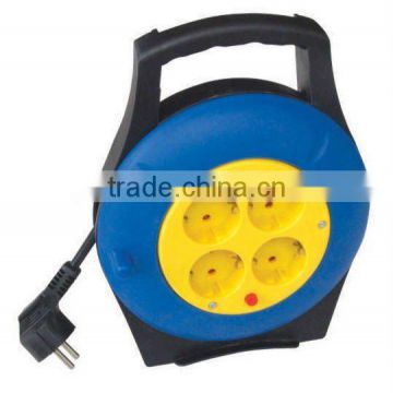 VDE SAFTY LENGHT APPOINTED 4 PLUG CABLE REEL TS-2008-C