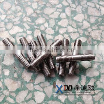 Monel400/EN2.4360 stainless steel thick billot DIN934 stud bolts made in china