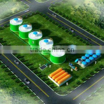 PUXIN economical medium and large size biogas digeser