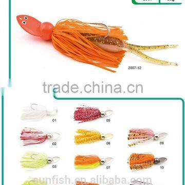 rubber jigging head , professinal fishing lure 2017