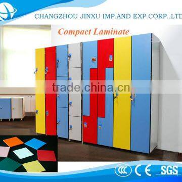 toilet partition board; 12mm compact laminate/hpl