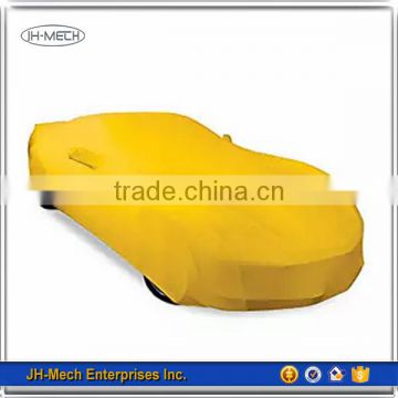 Ultraguard stretch satin dust proof indoor car covers in yellow color