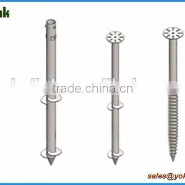 Hot Dip Galvanized Carbon Steel Solid Shaft Helix Screw Anchor photo-4