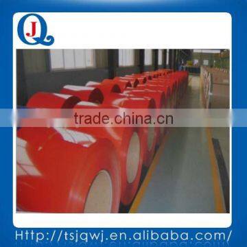 competitive price red color coated ppgi steel coil for metal roof steel sheets