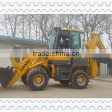 AS500 4WD 50HP Mini Articulated Backhoe Loader Used A/C photo-2
