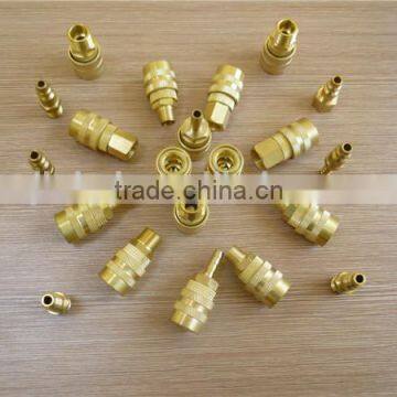 Round 3-way Female Brass Socket , 3-way Brass Gas Separation Connector photo-2