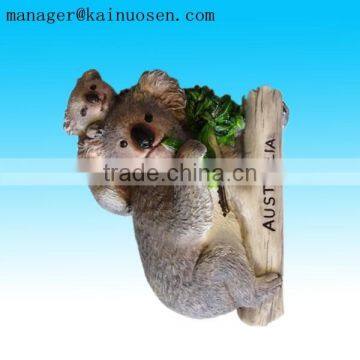Fancy custom Made animal Craft polyresin Koala 3D fridge Magnet