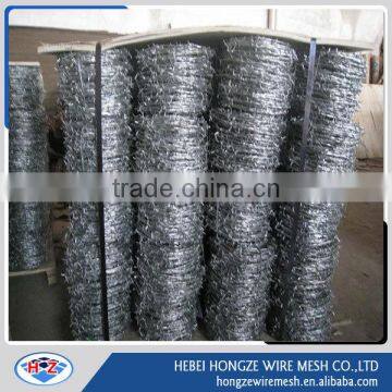 Hot sale 14 gauge pvc coated barbed Wire for sale/Hot Dipped Galvanized barbed wire (Factory)