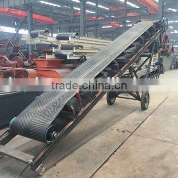 China Used Stone Hopper Rubber Belts Conveyor