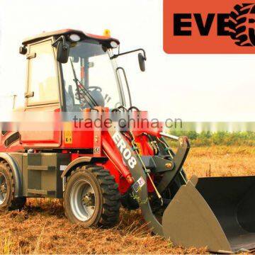 Neue Everun ER08 hydrostatik 1.0 Tonne agricultural Farm Maschine Radlader/Hoflader/Wheel Loader mit CE/Euro 3