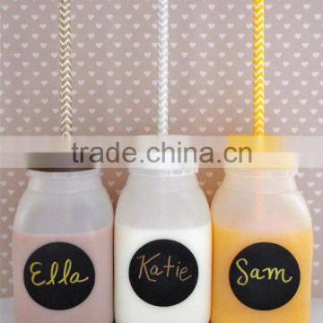 Tin Lid and Plastic Straws. 16 Oz. Fashion Drinking Bottle photo-2