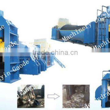 compress & shear integral machine for scrap car