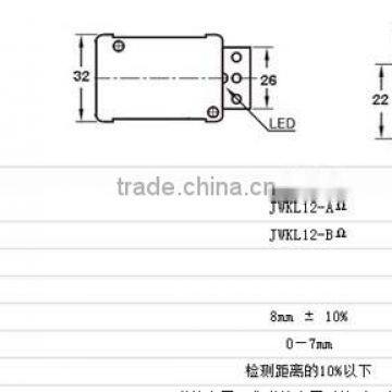 JWKL12-AQ DC NPN Non-Screen Shield Detection Distance 8mm Integrated Proximity Switches Square Proximity Sensor photo-3