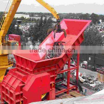 Waste Metal Plate Crusher/ Waste Metal Drum Crusher/ Waste Metal Pipe Crusher -- Wechat: 835019127