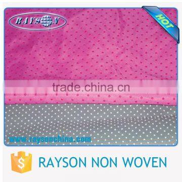 Import and Export Trade Polypropylene White Dotted Anti / Non Slip Fabric photo-4