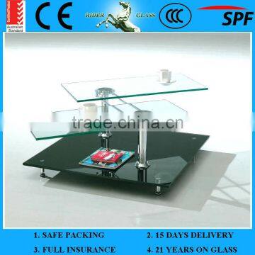3-12mm Acid Etched Glass Dining Table photo-2