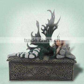 Custom Polyresin Thumbelina Cartoon Character Crafts Resin Garden Sister Garden Gnomes Statue Decoration photo-6