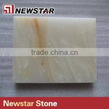Cheap White Onyx Luxury Decoration Artificial Onyx