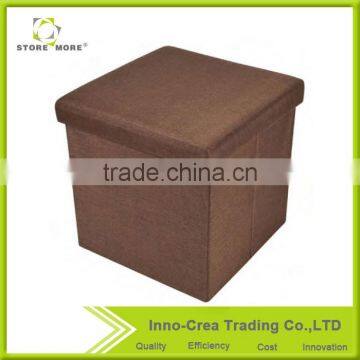 Store More Fabric Foldable Storage Stool photo-4