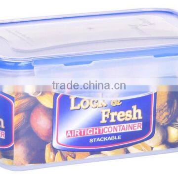 800ml food grade airtight container kitchen/storage airtight container/plastic airtight containers/airtight plastic storage box