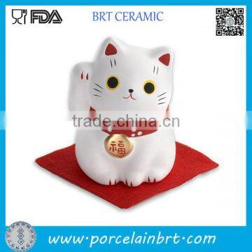 Lucky Cat Ceramic money Box for Home Decoretion