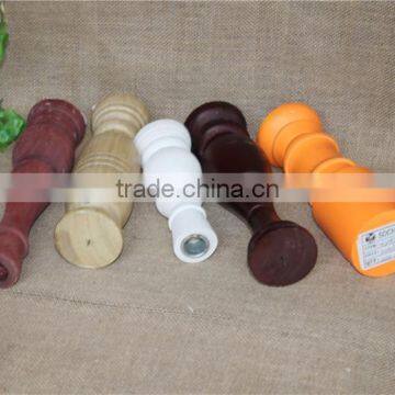 Colorful Decorative Tall Wooden Candle Holders for Weddings photo-4