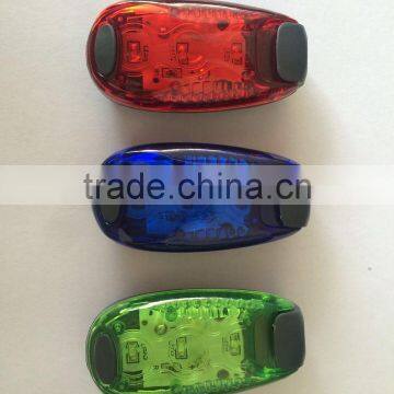 Wholesale promotion cheap safety clip flash running led light