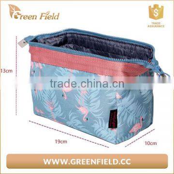 Green Field Low price Polyester Travel Cosmetic Storage Bag