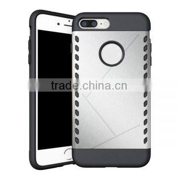 Combo Phone Case TPU + PC Phone Hull Protective Back Cover for IPhone7 7plus photo-2