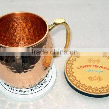 NEW CUTE MDF WOOD COFFEE CUP/MULE MUG COASTER, ROUND WOODEN CRAFT TEA CUP COASTER, photo-5