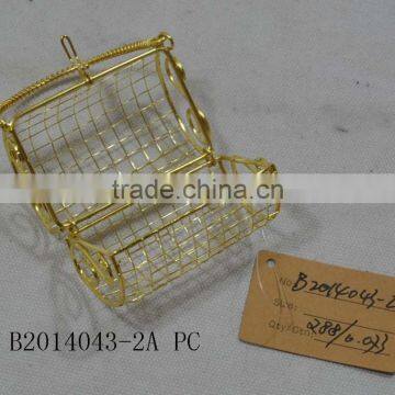 Fine metal wire gift boxes with lid