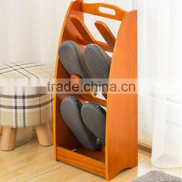 Paulownia Wooden Shoes Rack With Six Layers photo-4