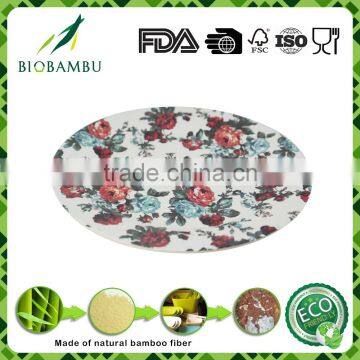 Biodegradable High quality Wholesale bamboo fiber dishes and plates