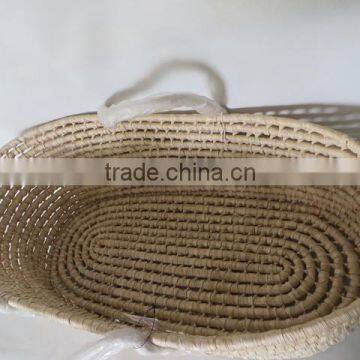 Portable Corn Husk Mose Basket for Baby Carrying photo-3