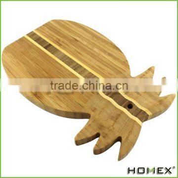 Totally Bamboo Big Pineapple Shaped Bamboo Cutting & Serving Board/Homex_Factory