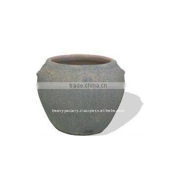 Vietnam Old stone outdoor planter, outdoor pottery