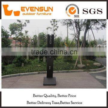 High Quality S Shape Wicker Outdoor Shower photo-2