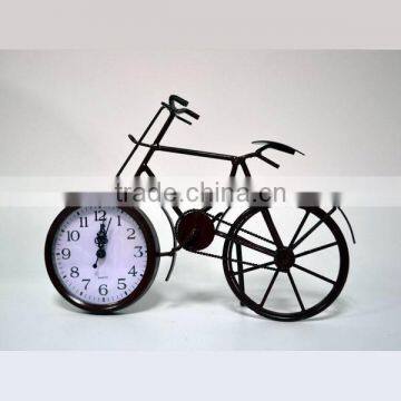 Metal bicycle clock