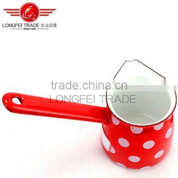 OEM Enamel Coffee Pot/coffee Jug With Long Handle photo-5
