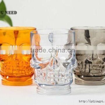 Acrylic Halloween LED Light up Party Decoration Skull Plastic Cup for Sale photo-2