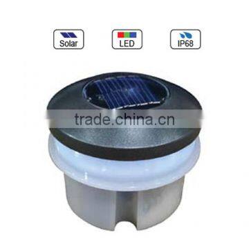 Waterproof IP68 Solar Powered (Charging) Outdoor LED Fence Post Cap Light MS-1070 (Parapet Light)