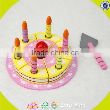 Wholesale Baby Wooden Birthday Cake Toy Beautiful Kids Wooden Birthday Cake Toy Children Wooden Birthday Cake Toy W10B116 photo-2
