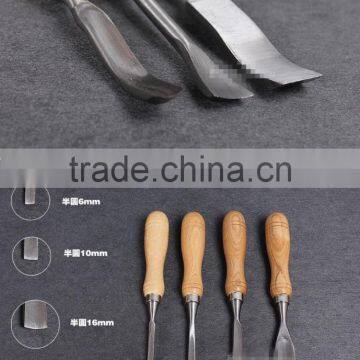 12PCS Professional Wood Rock Breaker Chisel Round Chisel Set Carvers Graving Knife Kit photo-3