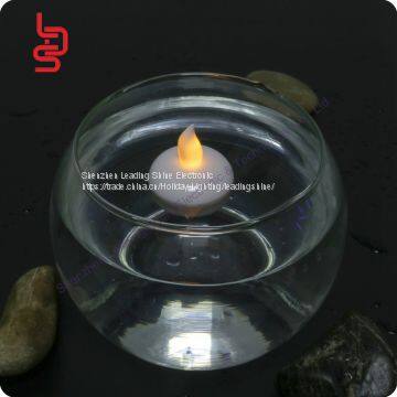 Water control activate led colorful color-changing cr2032 mini pvc tea light candle