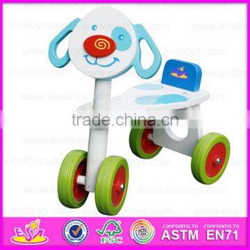2016 Promotional Kids Wooden Walking Toy,Funny Children Ride on Tricycle Toy,Lovely Cat Design Baby Wooden Tricycle Toy W16A001 photo-2