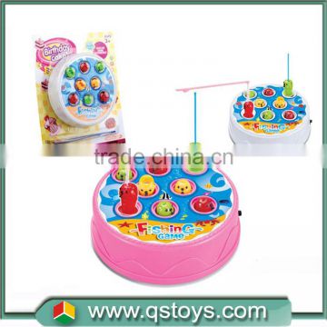 Funny kids electric music fishing toy game