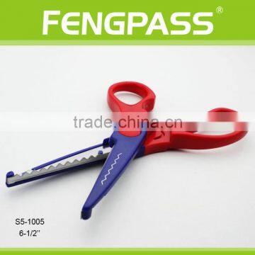 S5-1005 6.5 Inch 2Cr13 Stainless Steel Blade With Colorful Plastic Handle Color Scissors For Kids photo-4
