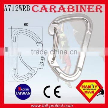 23KN Aluminum Rock Mountaineer Climbing D Type Carabiner With CE photo-3