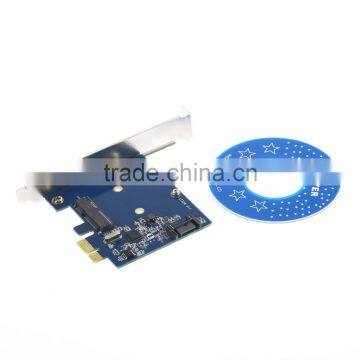 Mini PCI-E USB 3.0 PCI-E PCIe to MSATA SSD+SATA3.0 Combo Extender Mini PCI-E SSD Adapter PCI-E ToSATAIII Card/mini Pcie to Pcie