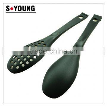 35024 Separable Nylon Kitchen Tongs BBQ Cooking Food Salad Tongs With Spoon photo-4